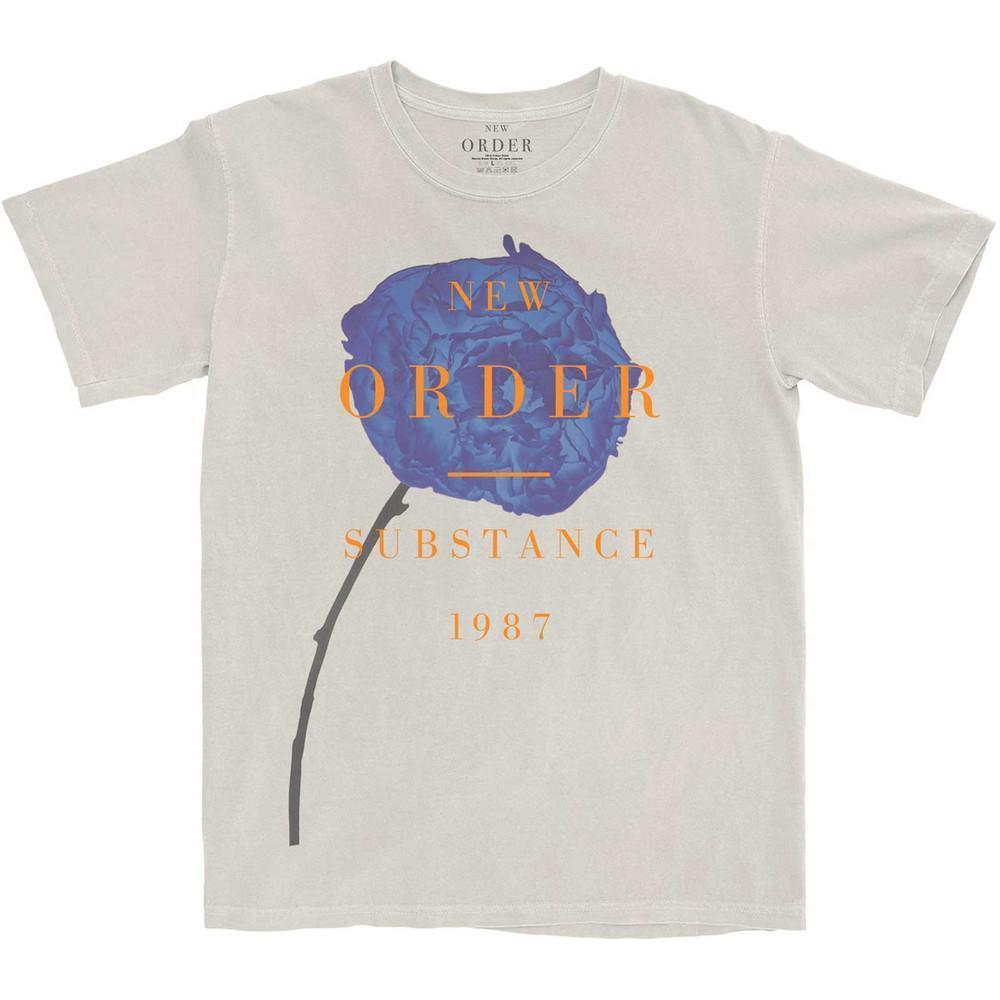 New Order Unisex T-Shirt Spring Substance Wash Collection